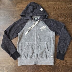 Roots Womens Gray / Black Hoodie Sz.S/P